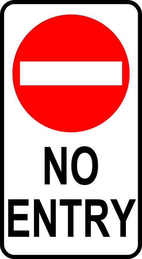 a red no entry sign on a black background, flickr, suprematism, frank miller style, iphone screenshot, circle face, background bar