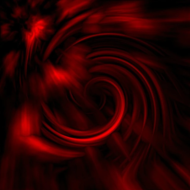 a red swirl on a black background, digital art, blurry backround, phoenix, an abstract spiritual background, digital art but photo
