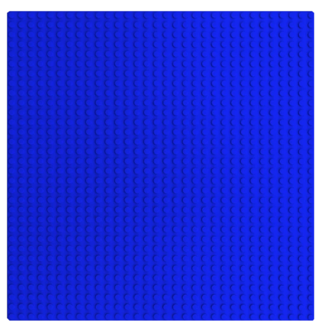 a close up of a blue lego background, a digital rendering, inspired by Yves Klein, on a flat color black background, full view blank background, 1 6 x 1 6, lego movie style