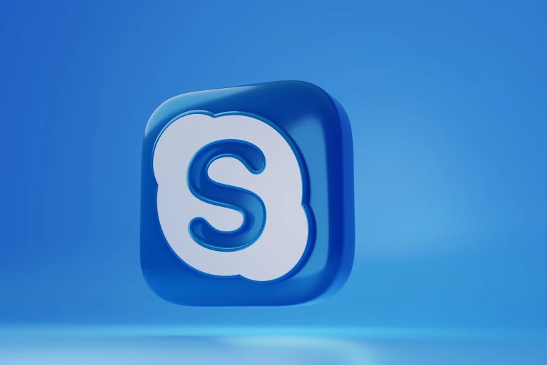 a blue and white logo on a blue background, a 3D render, corporate phone app icon, sss, close - up studio photo, world of warcraft spell icon