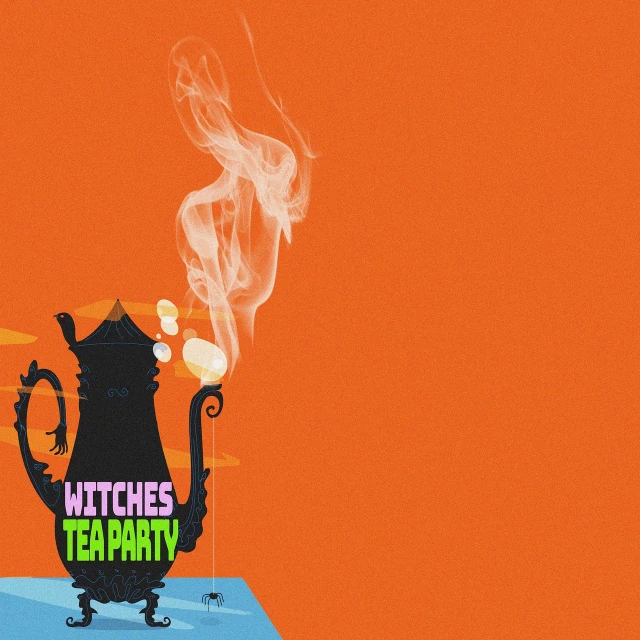 a tea pot with smoke coming out of it, tumblr, conceptual art, the council of spooky bitches, amazing splashscreen artwork, wes anderson background, parties