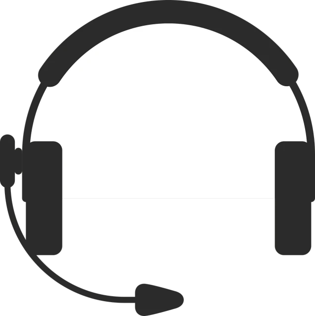 a headset with a microphone attached to it, lineart, inspired by Veikko Törmänen, pixabay, computer art, front view, logo without text, white helmet, completely empty