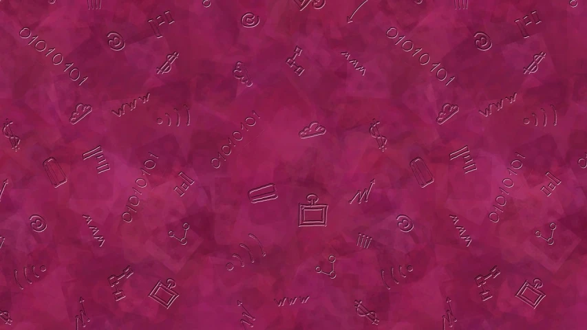 a bunch of numbers on a pink background, a digital rendering, computer art, hieroglyphs on wall, seamless texture, phone photo, crimson themed