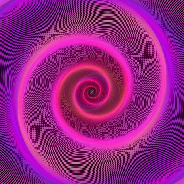 a computer generated image of a spiral, generative art, pink violet light, unwind!, forcefield, version 3