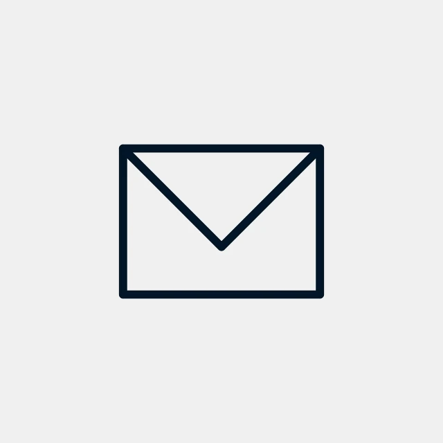 an envelope icon on a white background, minimal outlines, 1128x191 resolution, social media, trending on vsco
