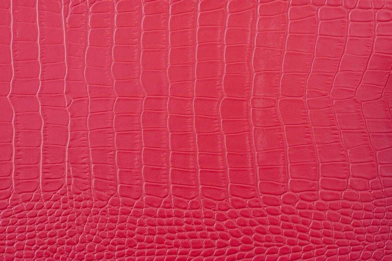 a close up of a red leather surface, by Eva Gonzalès, crocodile, pink, highly detailed product photo, pvc
