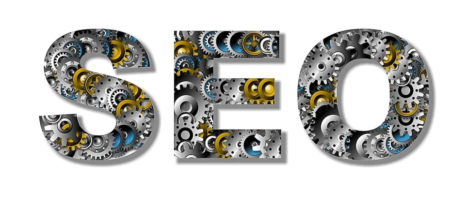 the word seo surrounded by gears and cogs, trending on pixabay, sots art, no background and shadows, letter s, white bg, steampunk googles