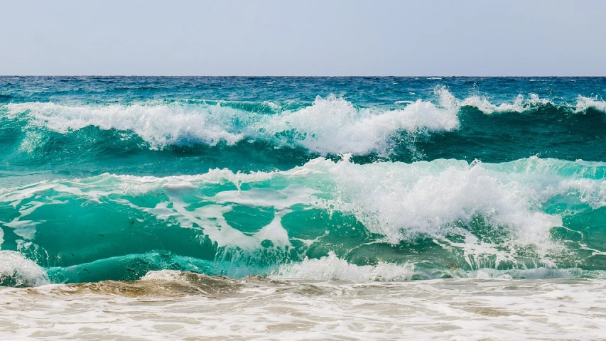 a man riding a wave on top of a surfboard, pexels, fine art, turquoise ocean, ocean sprites, banner, beach pic