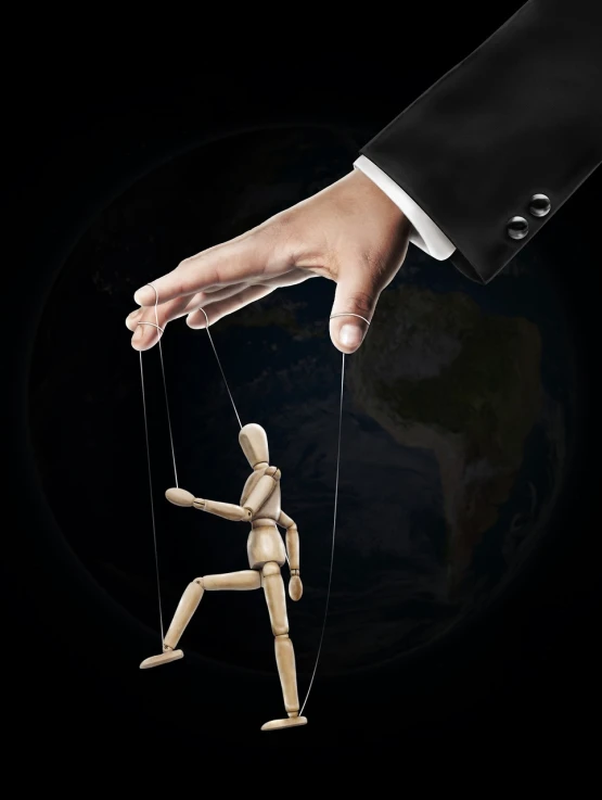 a wooden mannequin being held by a hand, inspired by Igor Morski, puppet on a string, holding a miniature earth, machiavellian puppetmaster, complaints