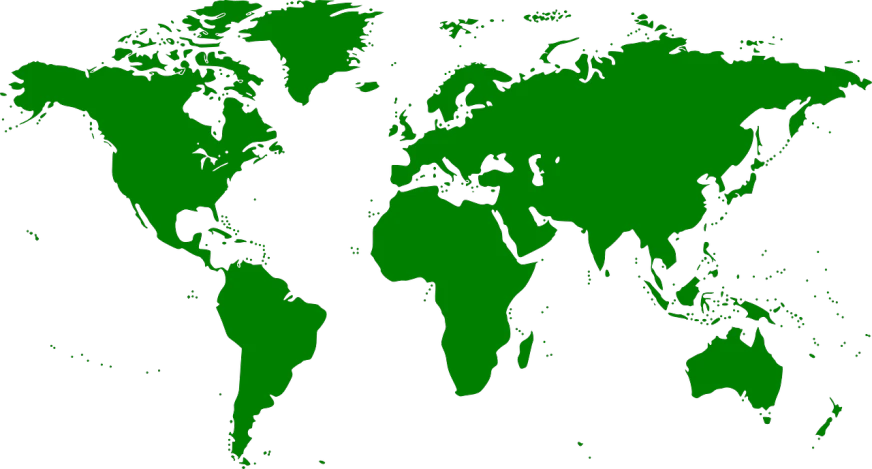 a green map of the world on a black background, an album cover, reddit, ( ( dithered ) ), 2007 blog, peaceful environment, slightly pixelated
