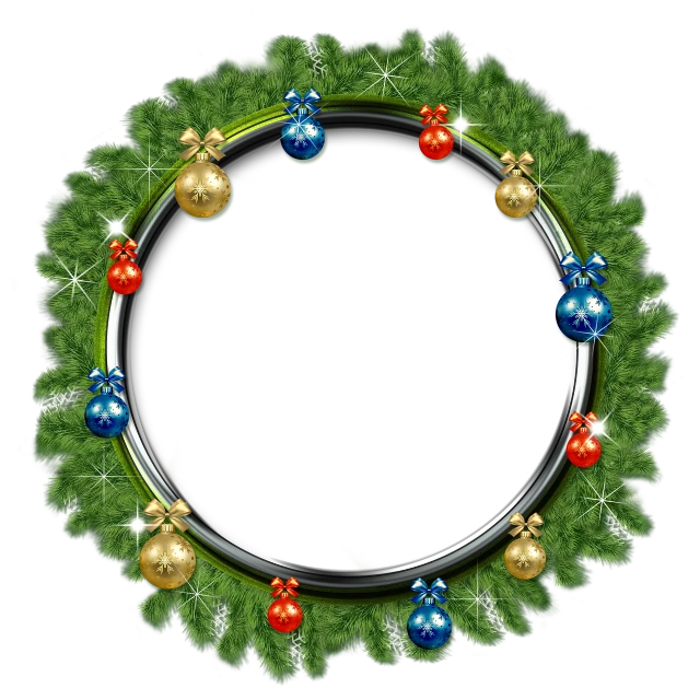 a christmas wreath with ornaments on a black background, a digital rendering, circles, register, sparkling dark jewelry, circular planet