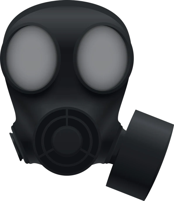 a gas mask on a black background, a raytraced image, safebooru anime image, dark. no text, basic, background image