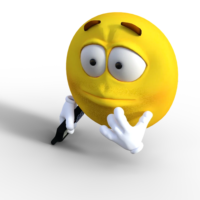 a close up of a yellow smiley face on a black background, a 3D render, happening, desperate pose, here is one olive, he is greeting you warmly, jump