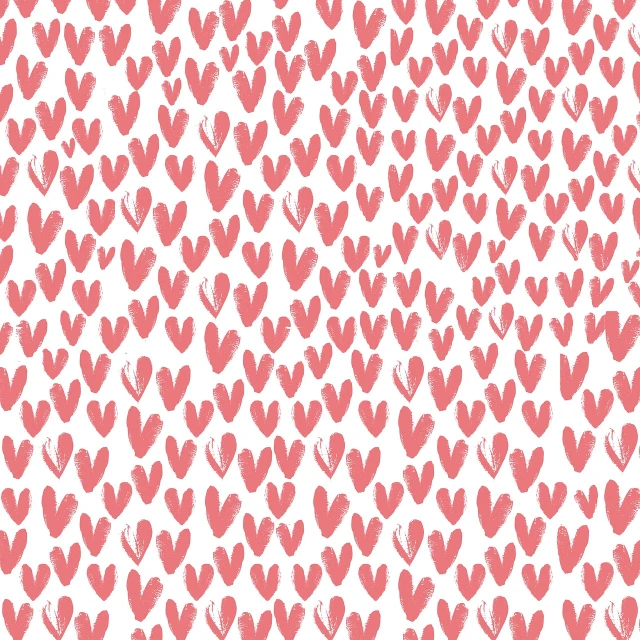 a pattern of red hearts on a white background, a digital rendering, by Shinji Aramaki, tumblr, very small brushstrokes, background image, coral, adorable design