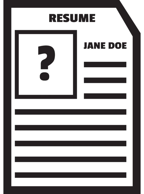 a piece of paper with a question mark on it, a screenshot, by Jesse Richards, digital art, jamie lee curtis, discord profile picture, dark themed, card template