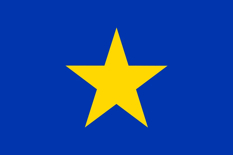 a yellow star on a blue background, the texas revolution, avatar image, eu, dakar
