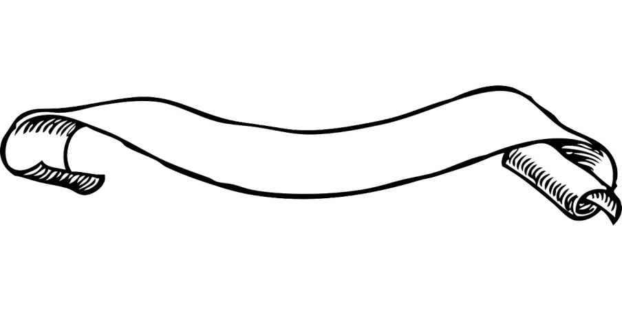 a black and white drawing of a scroll, lineart, inspired by Okada Hanko, trending on pixabay, sōsaku hanga, small wide smile, anonymous as a sausage, made in paint tool sai2, thick black lines