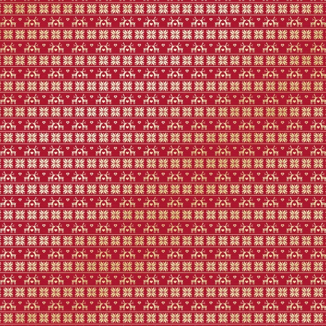 a red and gold pattern on a red background, inspired by Katsushika Ōi, full page grid sprite sheet, adinkra symbols, presents, christmas