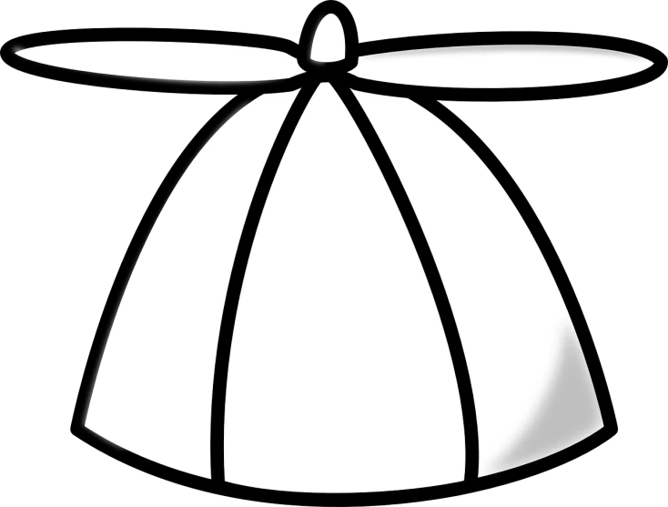 a white umbrella on a black background, a cartoon, by Andrei Kolkoutine, pixabay, digital art, [ overhead view of a table ]!!, silk hat, icon black and white, helicopter