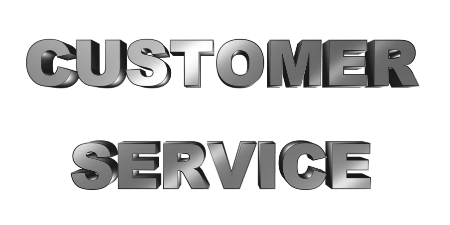 the words customer service on a black background, pixabay, art nouveau, silver, testing custom, military, 2 0 1 0 s