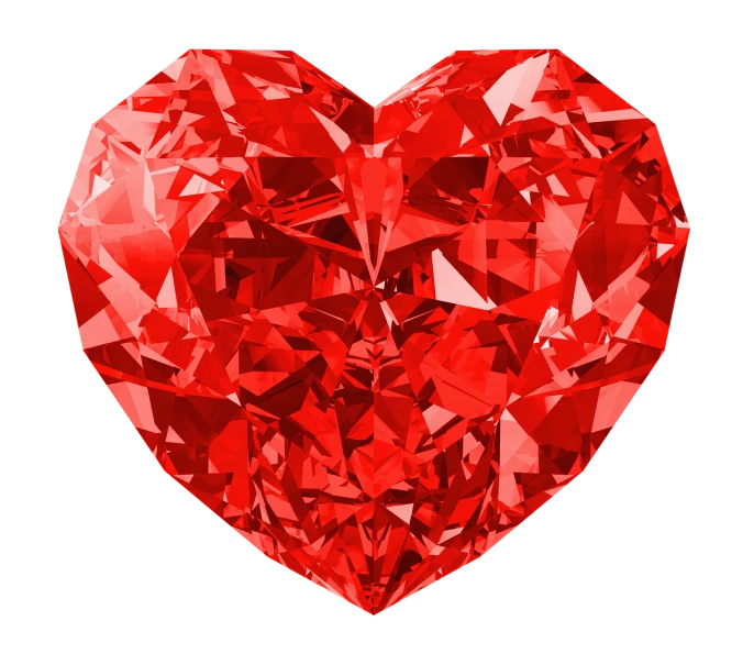 a red diamond in the shape of a heart, high res, koyaanisqatsi, istockphoto, barnet