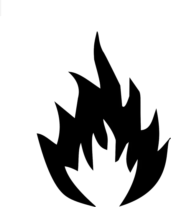 a black and white drawing of a fire, lineart, inspired by Rodney Joseph Burn, tumblr, black backround. inkscape, meme template, spiky, minimalist wallpaper