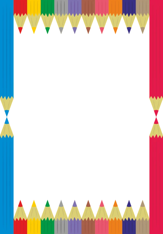 a frame made of colored pencils on a black background, a digital rendering, inspired by Jacob Lawrence, blue and red two - tone, banner, wakanda background, flags