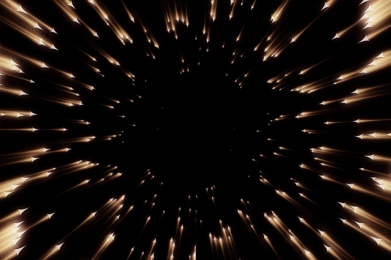 an image of a star burst in the dark, digital art, light and space, mobile still frame. 4k uhd, bullets whizzing past, lines of lights, without text