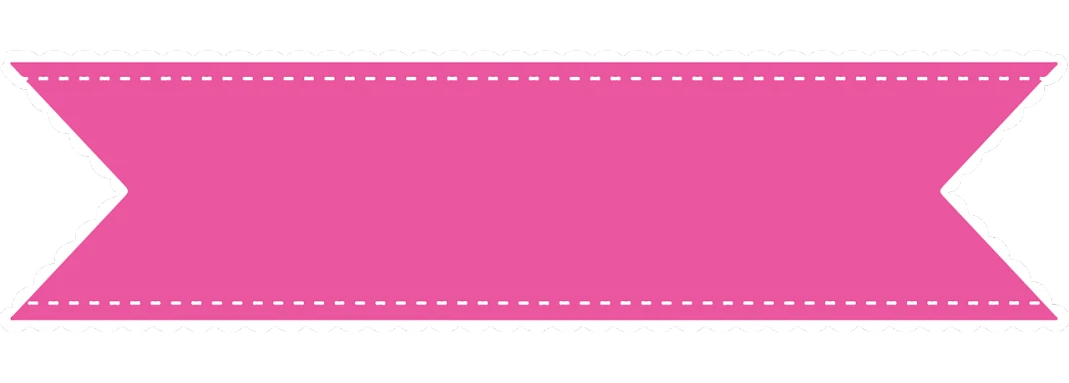 a pink pillow with scalloped edges on a black background, trending on pixabay, rasquache, card template, big ribbon, background bar, white background : 3
