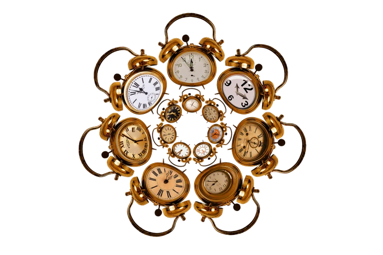 a bunch of clocks sitting on top of each other, a digital rendering, flickr, baroque, ornate galactic gold, photo taken from above, of a old 18th century, watch photo