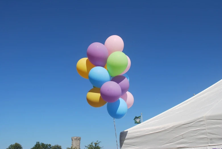 a bunch of balloons that are in the air, flickr, tent, edible, 1 6 x 1 6, shaded