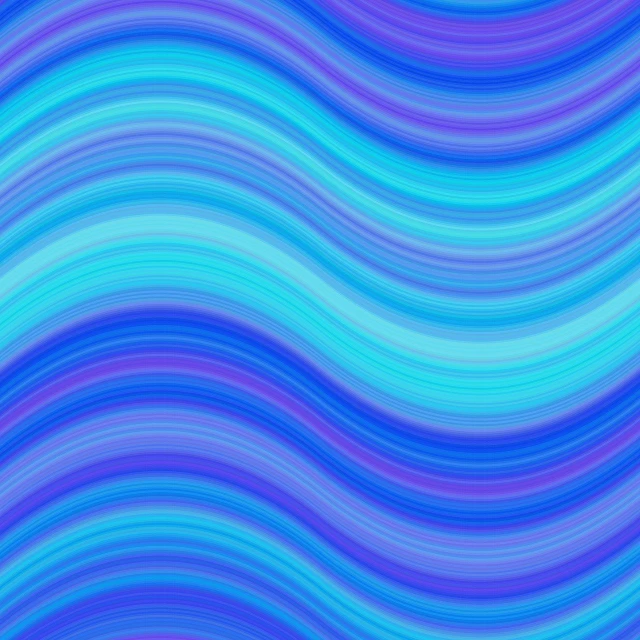 a blue and purple wavy background, inspired by Bridget Riley, generative art, high definition background, soft neon, ocean pattern, smooth streamline