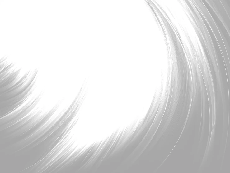 a black and white photo of a blurry background, an abstract drawing, trending on pixabay, digital art, medium length slick white hair, empty space background, png, white sweeping arches