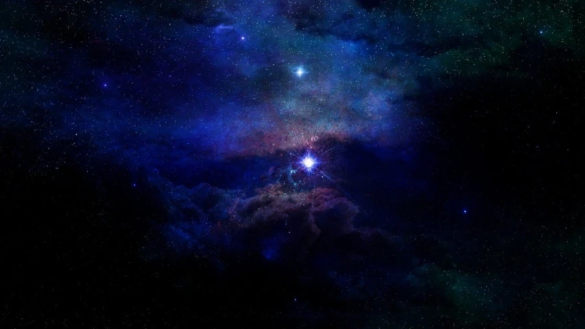 a dark sky filled with lots of stars, digital art, tumblr, space art, blue nebula, heavenly, heaven on earth, space photo