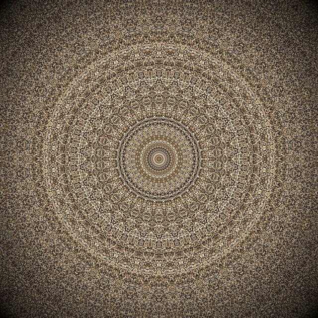 a circular pattern on a black background, a mosaic, by Jon Coffelt, trending on pixabay, kinetic pointillism, highly detailed gold filigree, symmetric indian pattern, highly detail wide angle photo, intricate detail realism hdr
