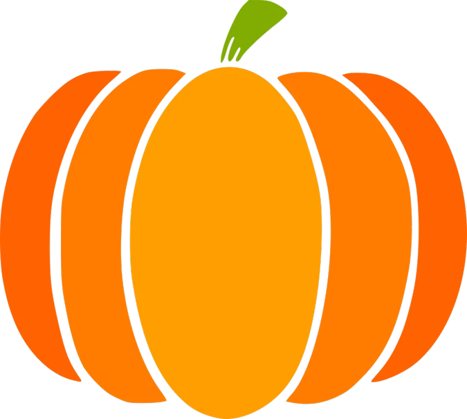 an orange pumpkin on a black background, inspired by Masamitsu Ōta, pixabay, sōsaku hanga, various colors, - h 8 0 4, a green, cartoonish and simplistic