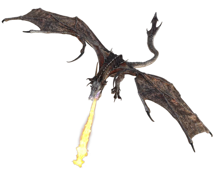 a close up of a dragon flying through the air, 3d game object, firebreathing, black, a wooden