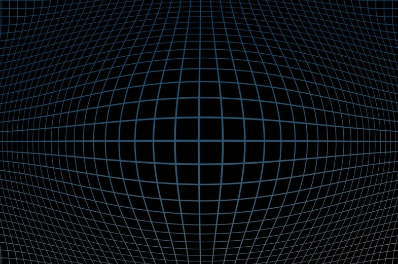 a computer screen with a grid pattern on it, a digital rendering, digital art, 360 degree equirectangular, on a flat color black background, spherical, thick lines highly detailed