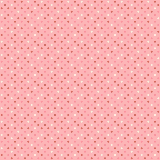 a pink and white polka dot pattern, a digital rendering, inspired by Georges Lemmen, twinkling stars, roses background, in shades of peach, cutie mark