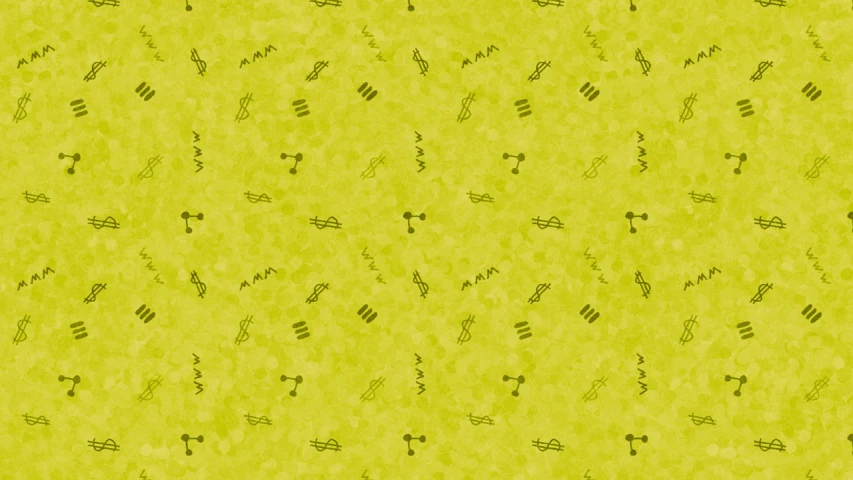 a pattern of arrows on a yellow background, a digital rendering, inspired by Alesso Baldovinetti, seaweed and bubles, top down extraterrestial view, luminescent fabrics, tall acid green grass field