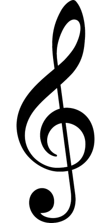a treble on a black background, a stipple, inspired by Masamitsu Ōta, deviantart, ascii art, coloring pages, iphone capture, hight resolution, black backround. inkscape