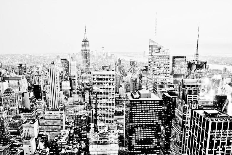 a black and white photo of a city, a black and white photo, new york background, highly detailed saturated, modern high sharpness photo