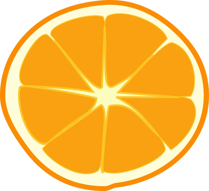 an orange cut in half on a black background, inspired by Masamitsu Ōta, sōsaku hanga, no gradients, optimus sun orientation, lemonade, screen cap
