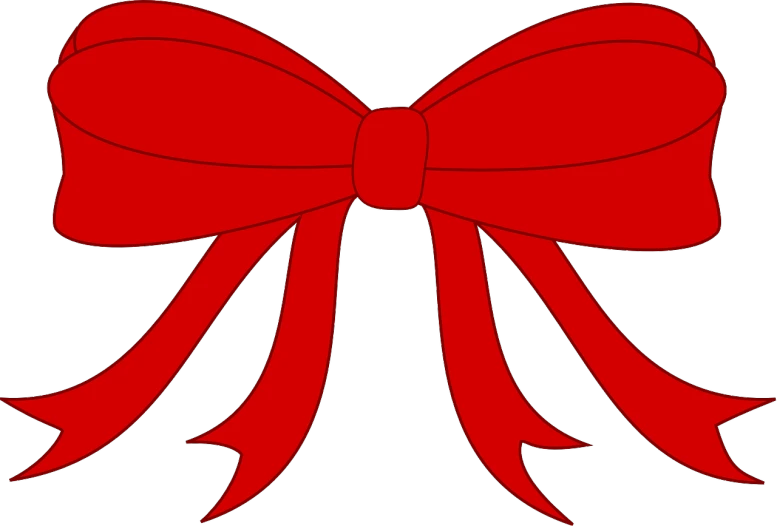 a red bow on a black background, a screenshot, inspired by Masamitsu Ōta, a large, christmas, line art, high res