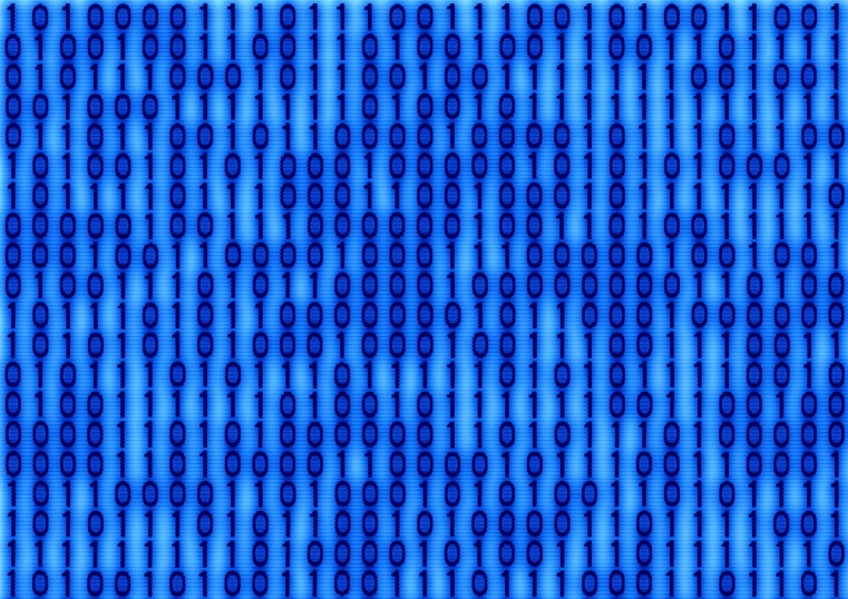 a close up of a bunch of keys on a blue background, a digital rendering, inspired by Jan Karpíšek, computer art, the fire is made of binary code, blue-fabric, o pattern, graphic illustration