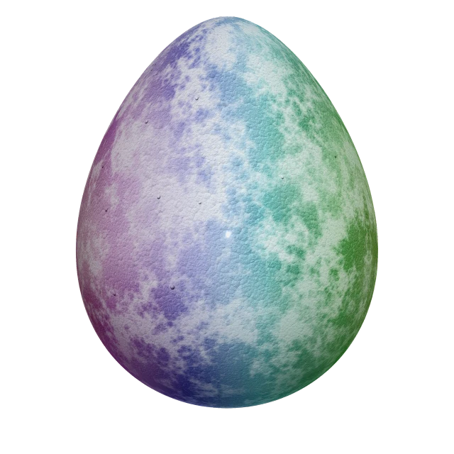 a close up of a painted egg on a black background, an illustration of, moonray render, colorized photo, rainbow, 19th century