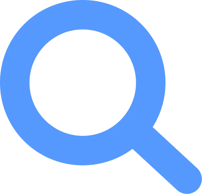 a blue magnifying icon on a black background, by Juan O'Gorman, pixabay, cobra, style of mirror\'s edge, trending on artstationhq, ello, round-cropped