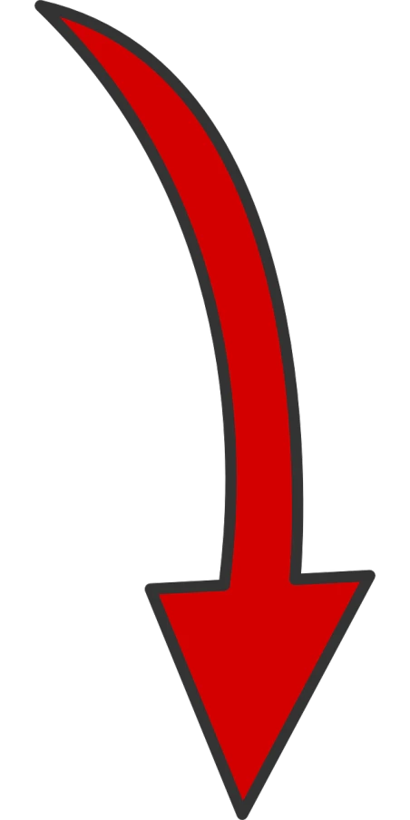a red arrow pointing upward on a black background, concept art, by Andrei Kolkoutine, deviantart, very long neck, countdown, stick poke, logo without text