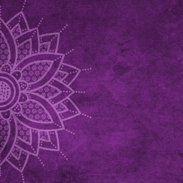 a purple and white flower on a purple background, a beautiful buddhist mandala, textured parchment background, profile picture 1024px, resources background