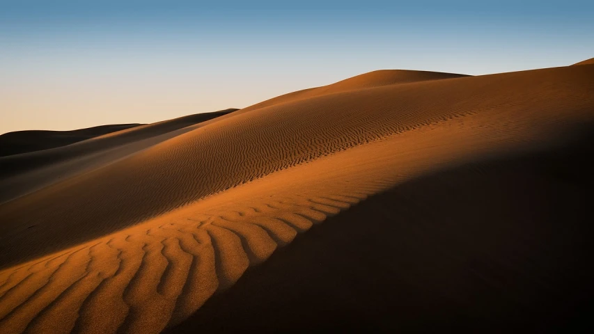 a large sand dune in the middle of a desert, by Matthias Weischer, warm lighting with cool shadows, beautiful iphone wallpaper, on dune, smooth curves